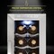 Schmecke 12-Bottle Wine Fridge, Freestanding Wine Refrigerator, Compact Wine Cooler